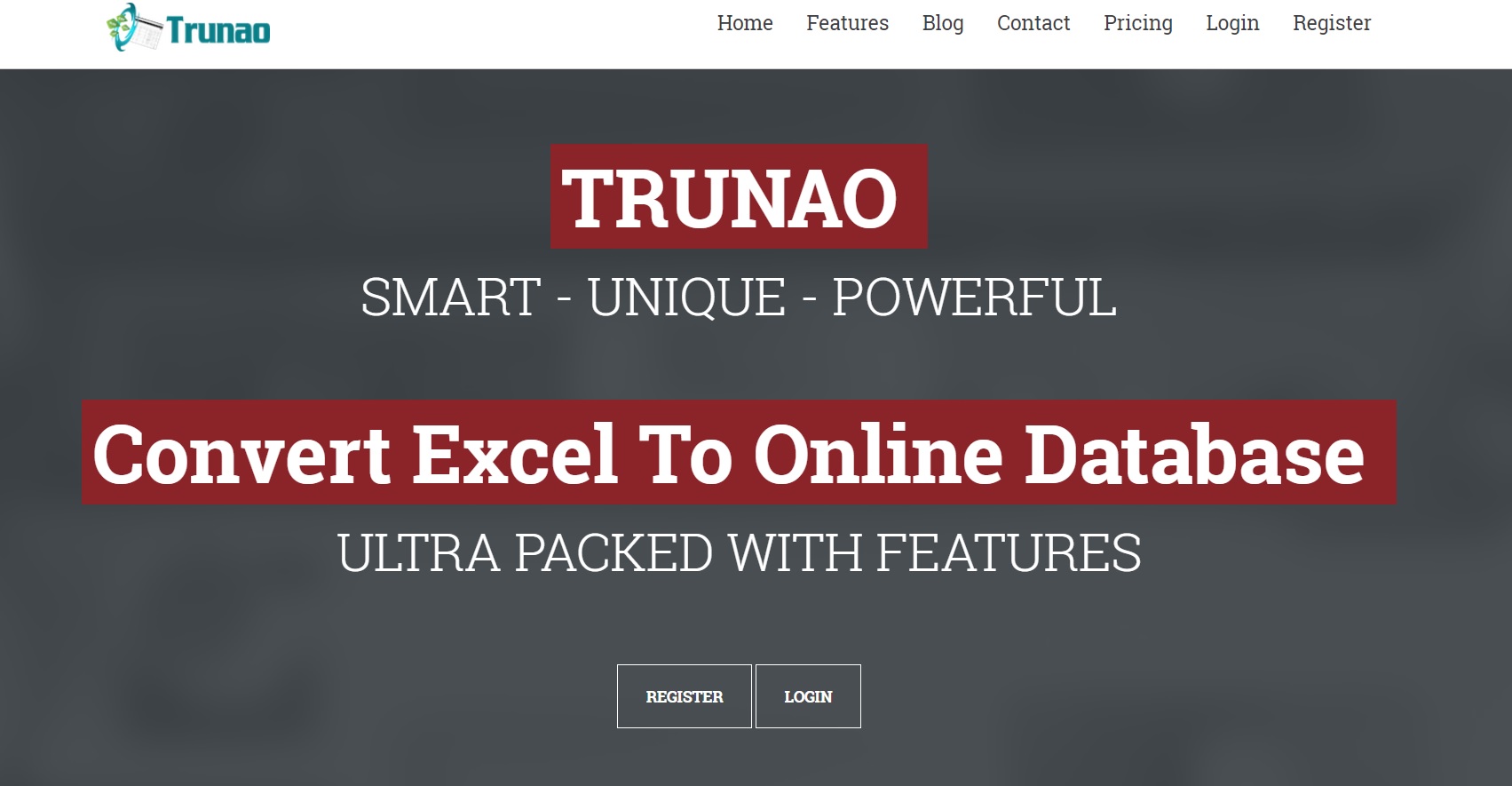 Free online database software Trunao