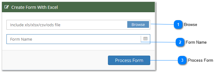 3.1. Excel/CSV/ODS Import